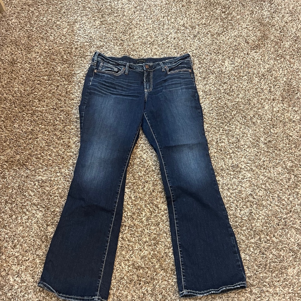 Silver Suki Slim Boot size 18 length is 33”